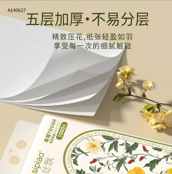 GIẤY TREO SIPIAO - hàng mua TQ- kphai hàng VN- hàng chính hãng - sỉ 170k/thùng 12 gói x 1000 tờ