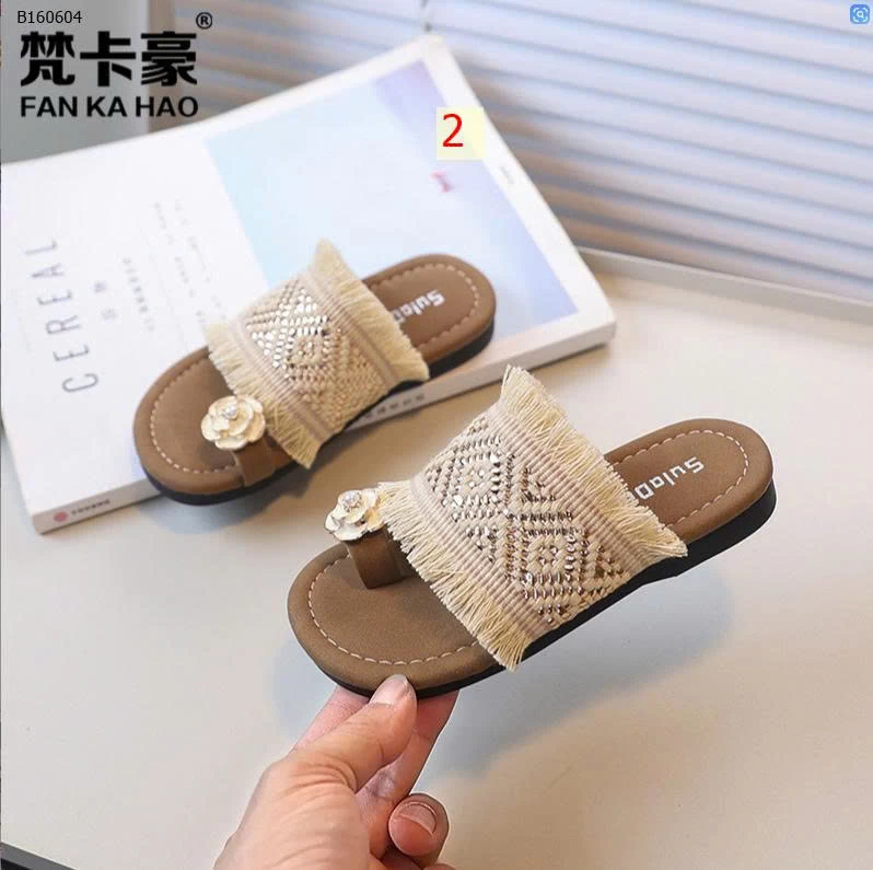 DÉP QUAI DỆT XỎ NGÓN - Sỉ giá  sz 23-28: 106k  sz 29-34: 123k 