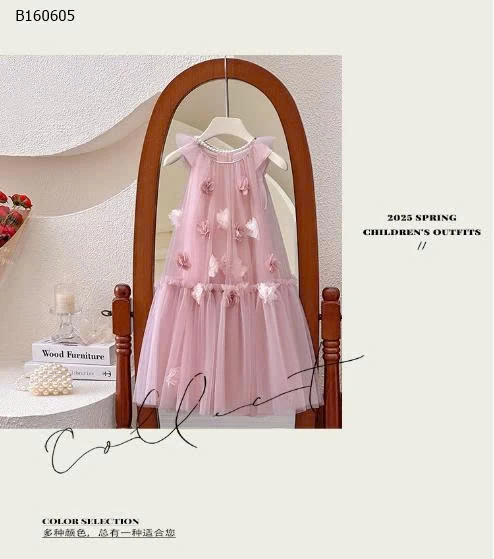 VÁY SÁT NÁCH ĐÍNH HOA BG-Sỉ 183k