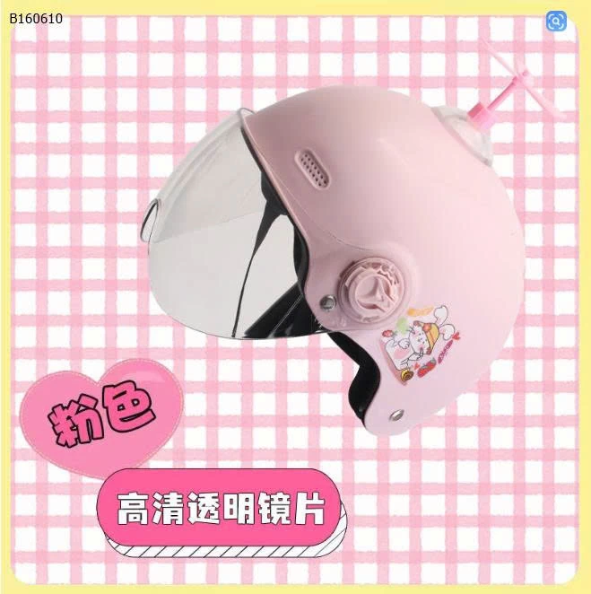  MŨ BẢO HIỂM BÉ-Sỉ 135k