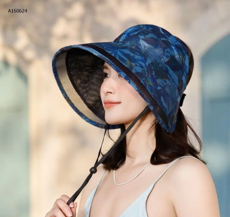 MŨ NỬA ĐẦU HỌA TIẾT CHO NỮ  - sỉ 72k