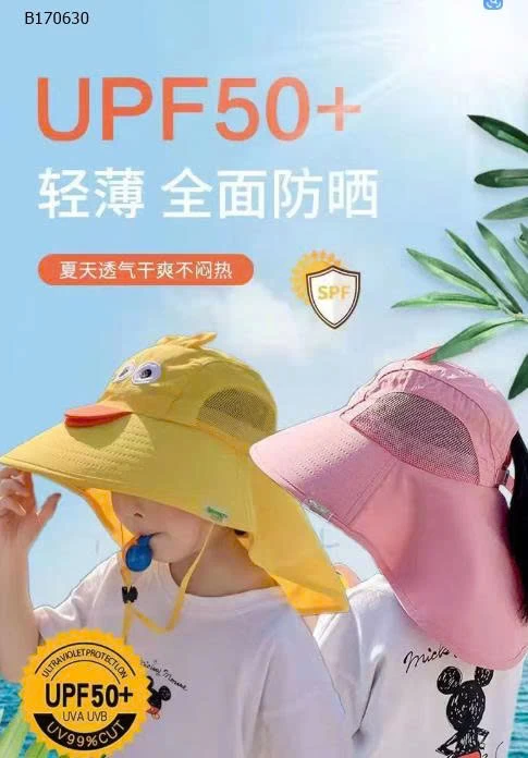 MŨ CHỐNG NẮNG RỘNG VÀNH CHO BÉ -sỉ 58k