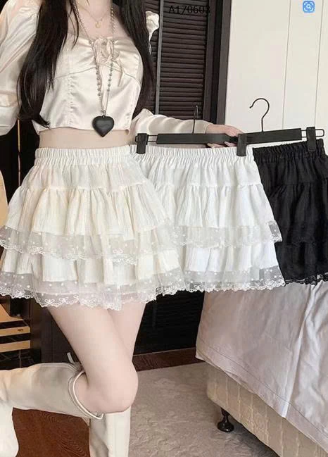 Váy ren tầng bánh bèo - sỉ 113k