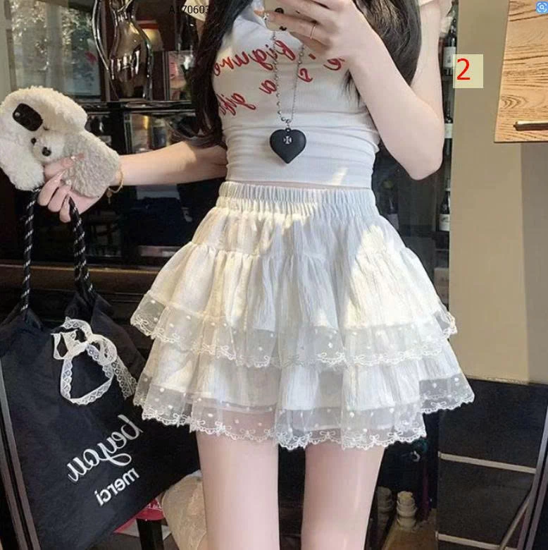 Váy ren tầng bánh bèo - sỉ 113k