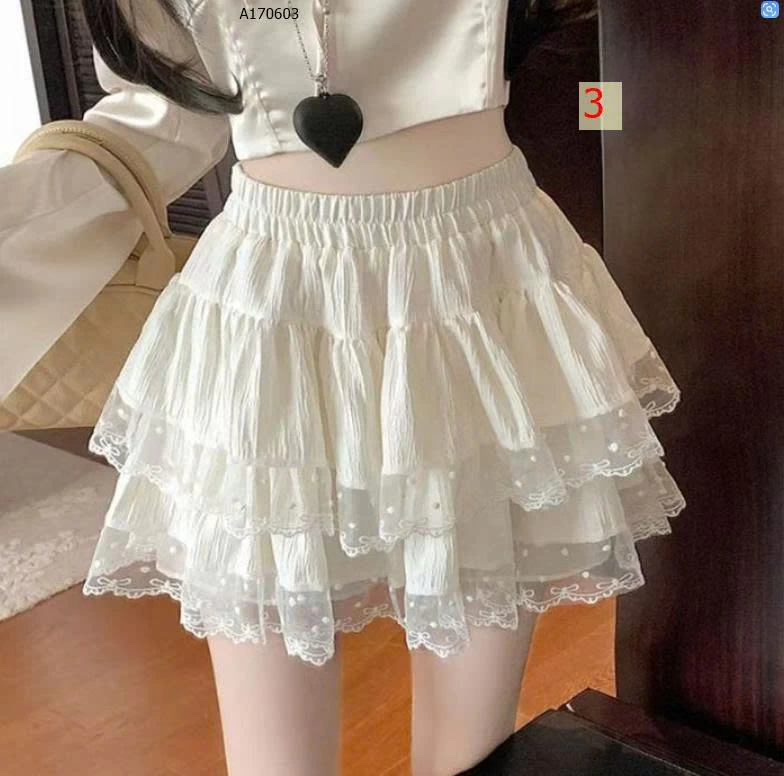 Váy ren tầng bánh bèo - sỉ 113k