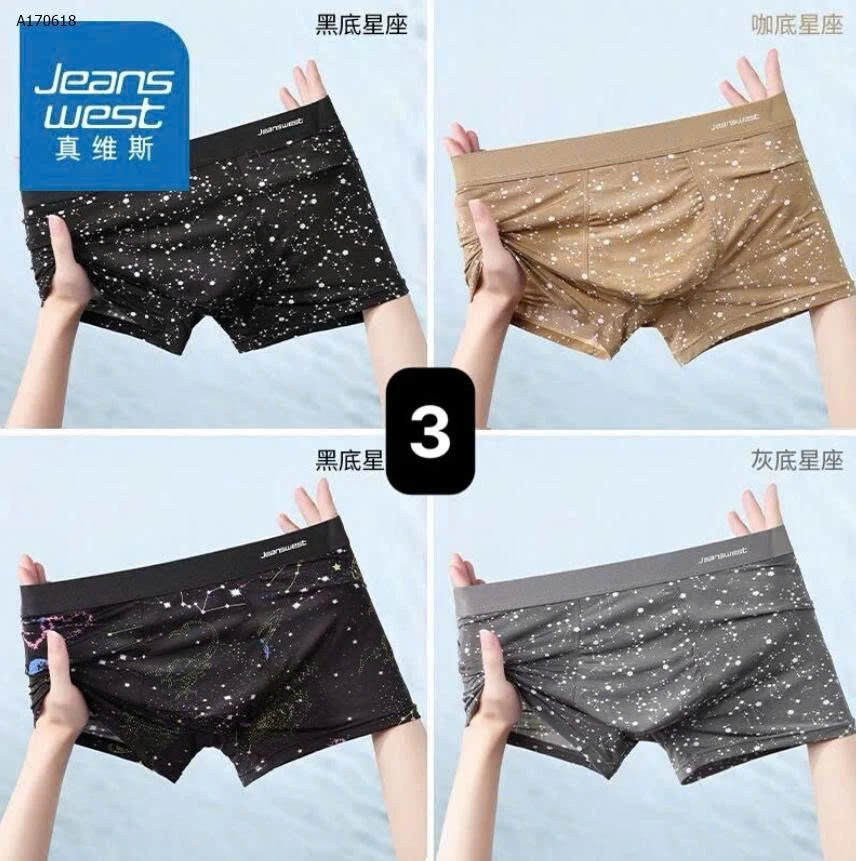 SET 4C QUẦN SỊP ĐÙI JEANSWEST NAM-sỉ 137k/set 4c 