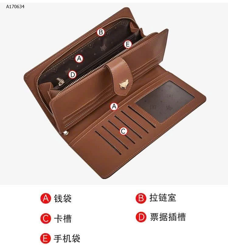 VÍ DÀI MẪU BEST SELLER NHÀ FOXER - sỉ 295k