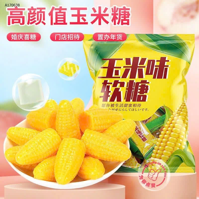 KẸO NGÔ DẺO BIBIZAN - sỉ 56k/gói 450g