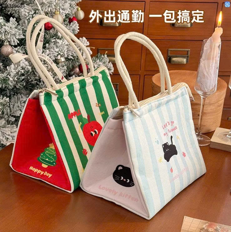 TÚI ĐỰNG ĐỒ ĂN TRƯA CÁCH NHIỆT - sỉ 55k