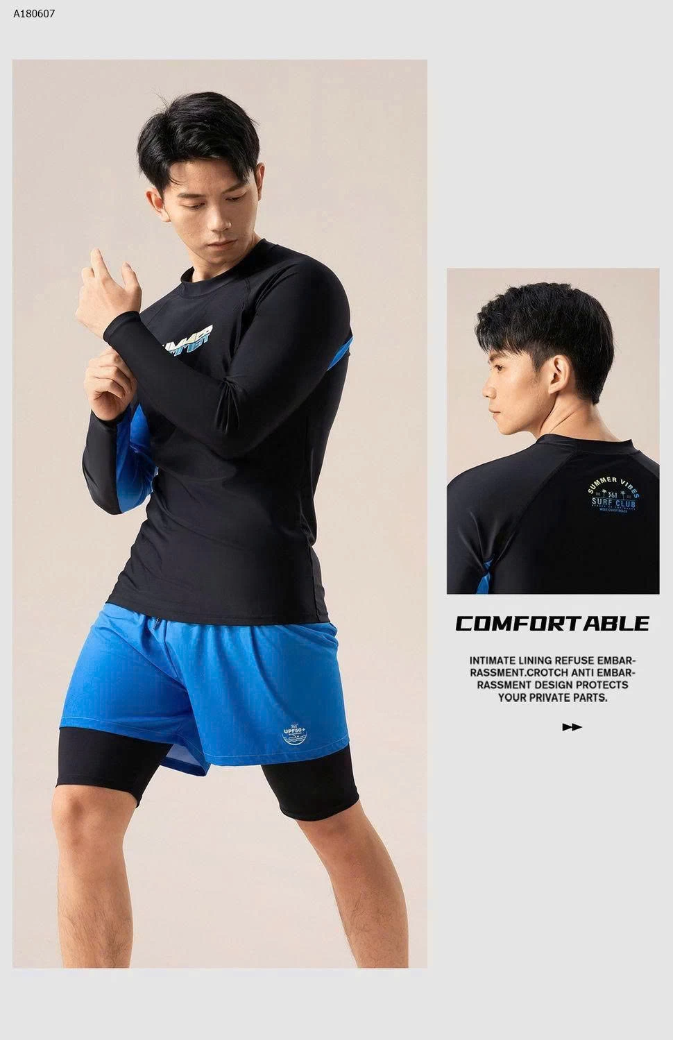 BỘ BƠI DÀI TAY 361 CHO NAM- sỉ 280k