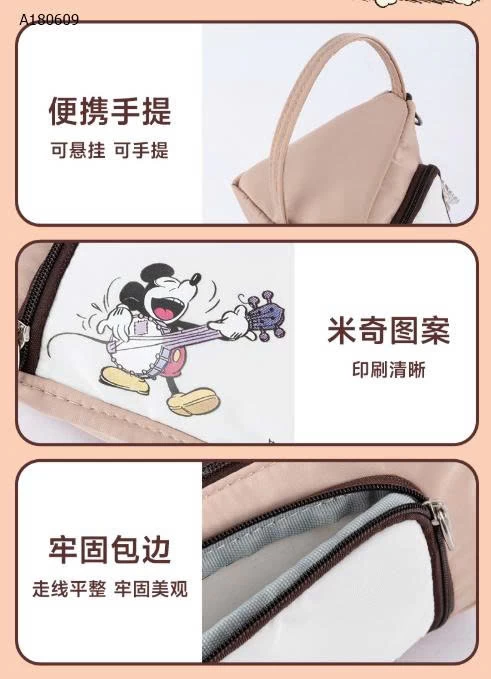 TÚI BÚT CHUỘT MICKEY CHO BÉ- sỉ 86k