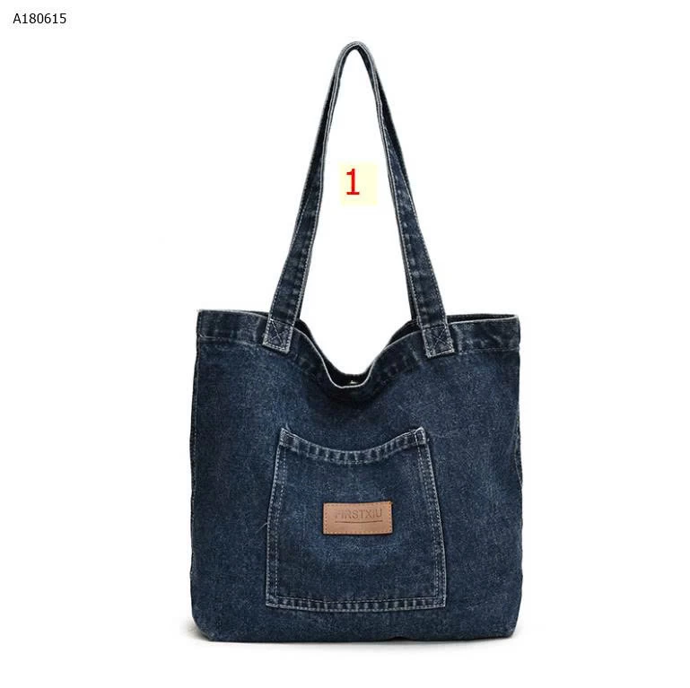  TÚI TOTE DENIM CHO NỮ - Sỉ 120k/c ( kèm móc khoá)