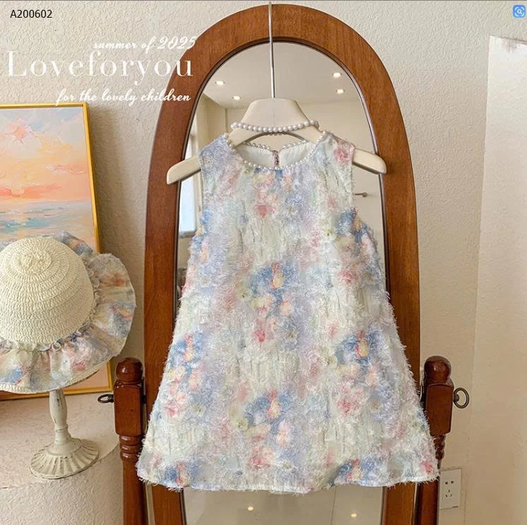 VÁY SUÔNG HOA NHÍ ĐÍNH NƠ SANG CHẢNH-Sỉ 189k