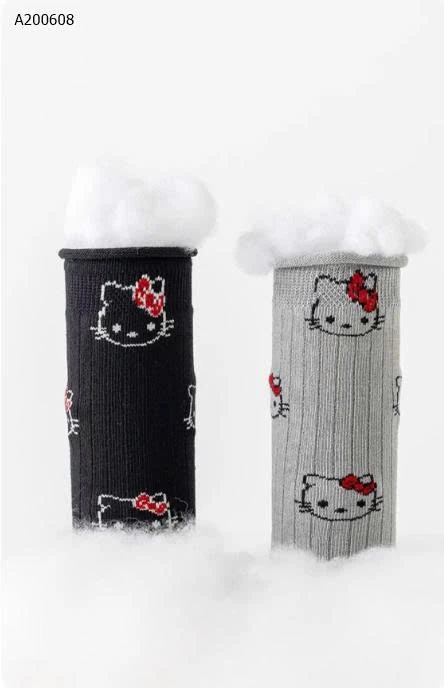 SET 3 ĐÔI TẤT HELLO KITTY  - Sỉ 47k/ set 3 đôi