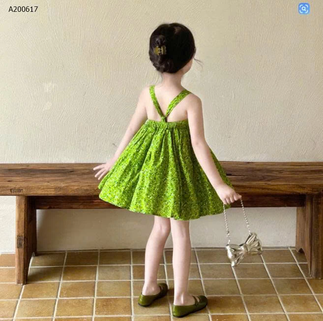 VÁY 2 DÂY XINH CHO BÉ GÁI- sỉ 208k