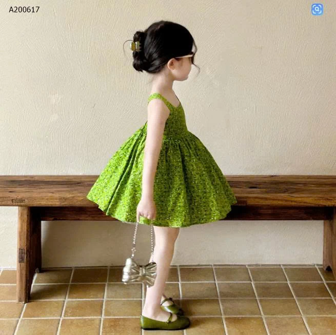 VÁY 2 DÂY XINH CHO BÉ GÁI- sỉ 208k