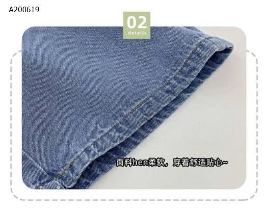 QUẦN SHORT JEAN CHỮ TÚI BT-Sỉ 97K