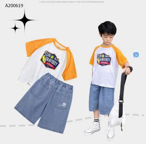 QUẦN SHORT JEAN CHỮ TÚI BT-Sỉ 97K