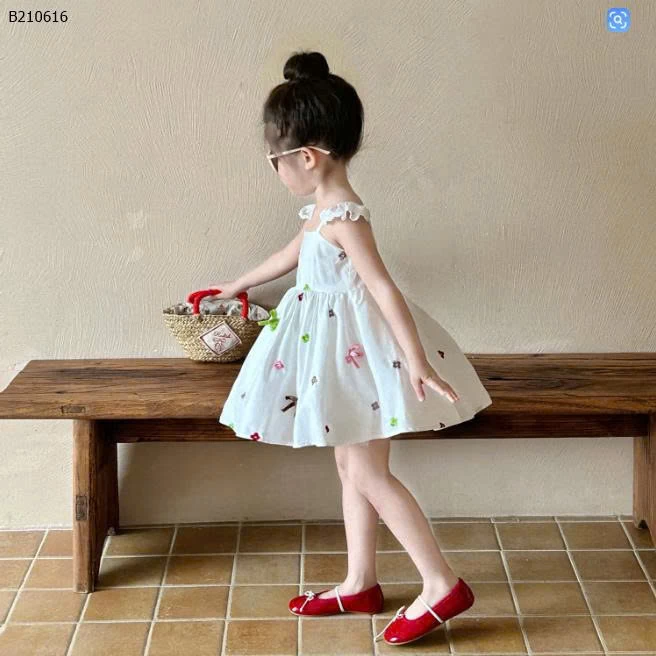 VÁY 2 DÂY ĐÍNH NƠ-Sỉ 221K