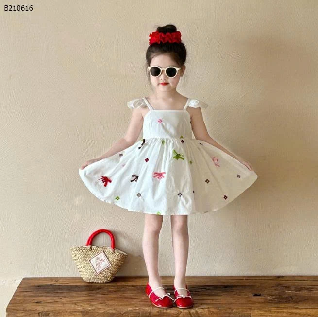 VÁY 2 DÂY ĐÍNH NƠ-Sỉ 221K