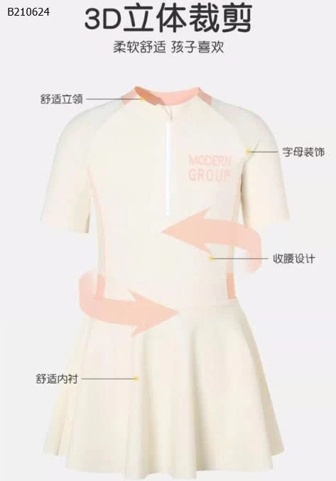 Đồ bơi trẻ em Warrior cho bé gái 2025-Sỉ 185k