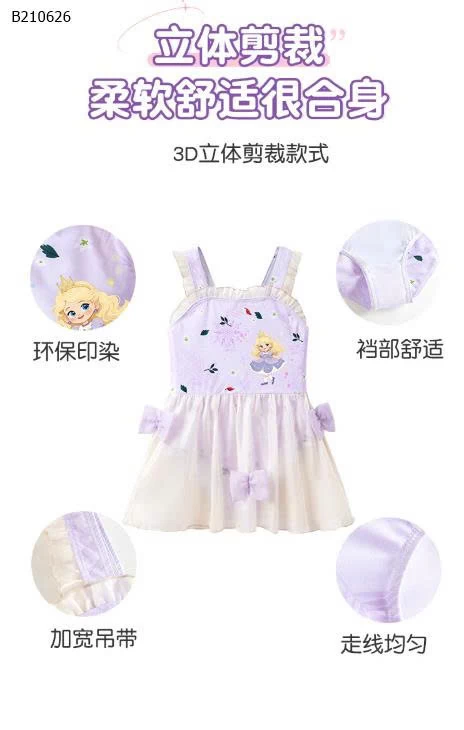 VÁY BƠI CÔNG CHÚA CHO BÉ GÁI -Sỉ 117K