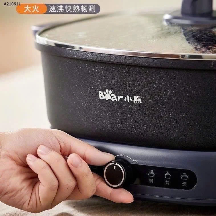 Nồi lẩu Bear đa năng 6.5L Bear công suất 2000w - sỉ 670k