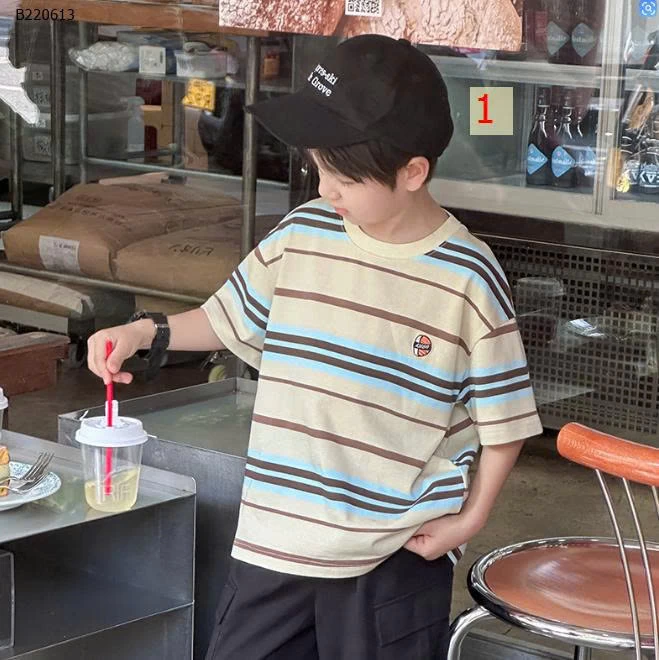 ÁO PHÔNG KẺ AMBB BT-Sỉ 123K