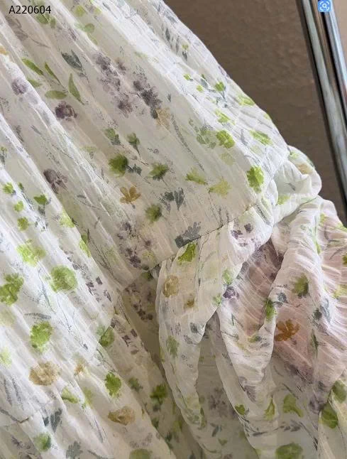 CHÂN VÁY HOA DÁNG DÀI  - sỉ 170k