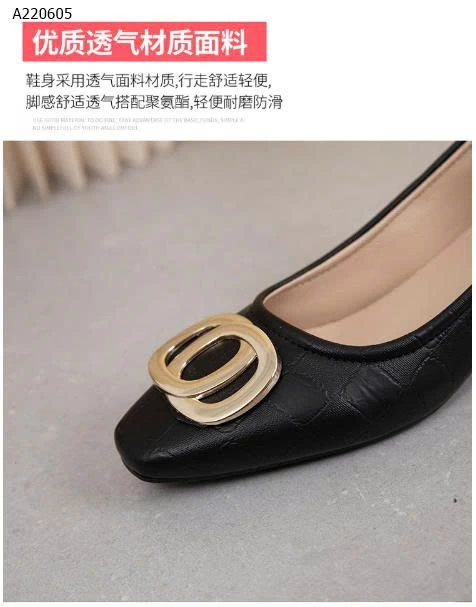 GIÀY CÔNG SỞ GÓT VUÔNG  -sỉ 145k