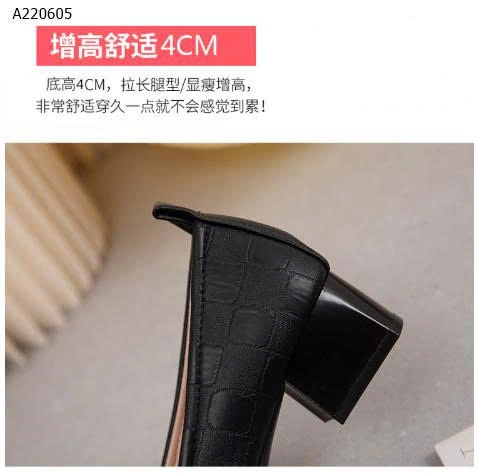 GIÀY CÔNG SỞ GÓT VUÔNG  -sỉ 145k