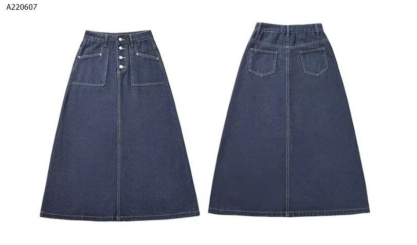CHÂN VÁY JEAN DÁNG DÀI  - sỉ 179k