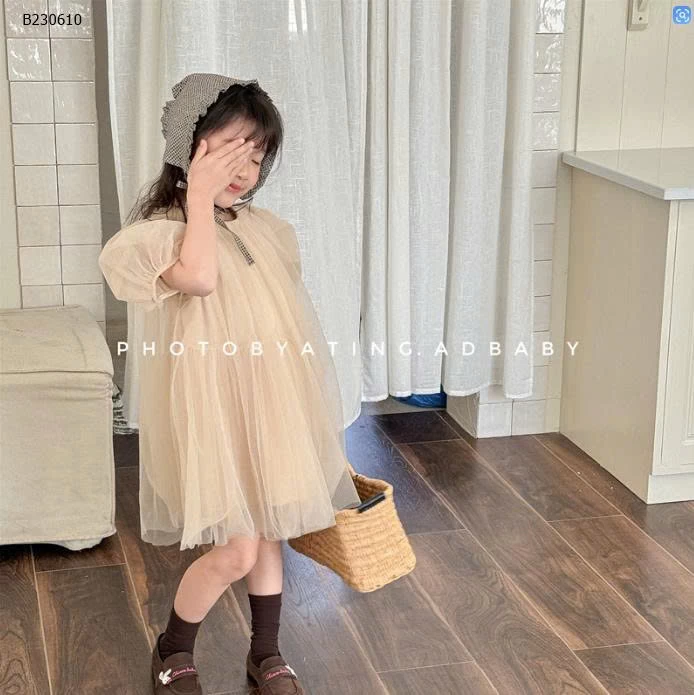 VÁY VOAN CÔNG CHÚA ADBABY BG-Sỉ 258K