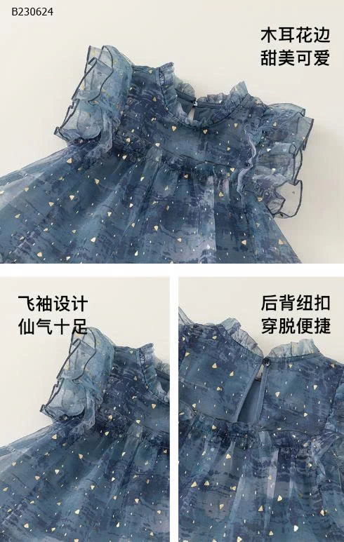 Váy công chúa tiên mỏng nhà M.bang -Sỉ 239k