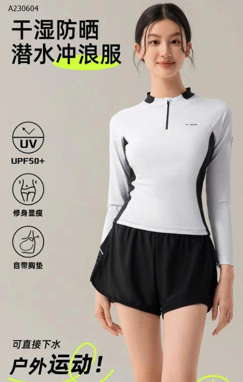 BỘ BƠI 361DÀI TAY  - sỉ 290k BỘ BƠI 361