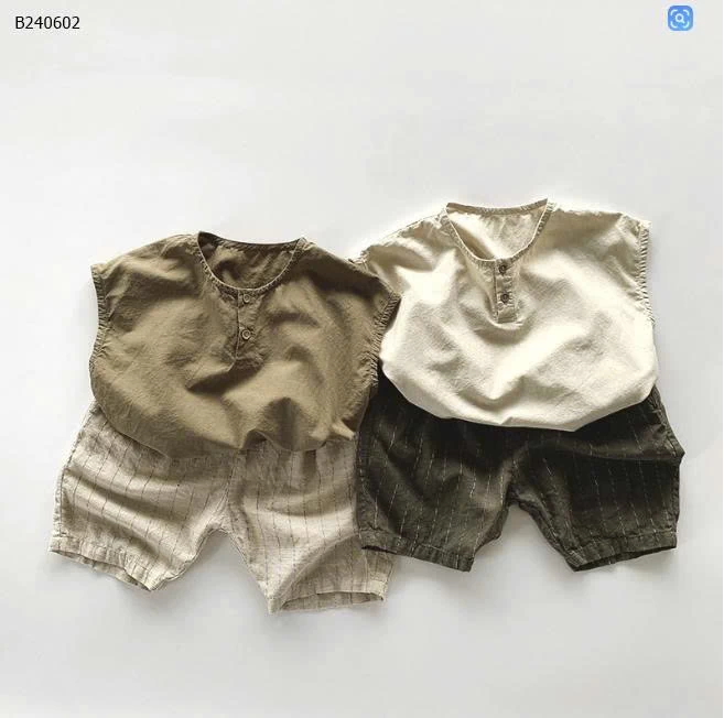 ÁO BA LỖ TRƠN MÀU BÉ TRAI-Sỉ 123K