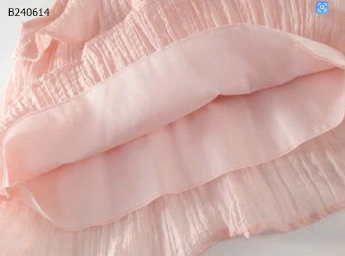 Váy xòe hồng hở vai cho bé gái nhà PREMIUM ICON-Sỉ 136K