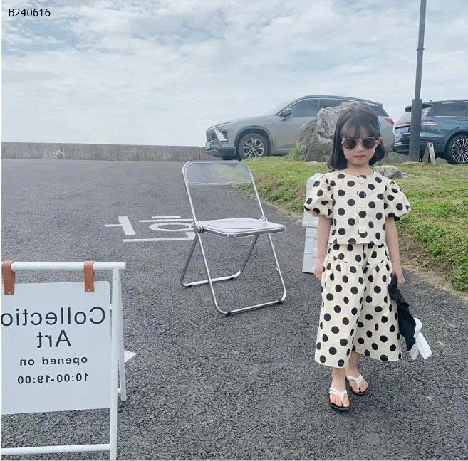 Bộ đồ chấm bi cho bé  nhà PREMIUM ICON-Sỉ 125k