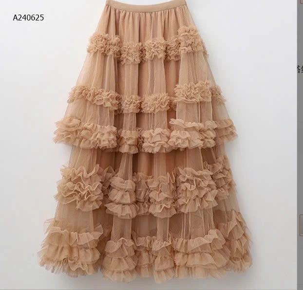 CHÂN VÁY LƯỚI DÁNG DÀI NỮ - sỉ 177k