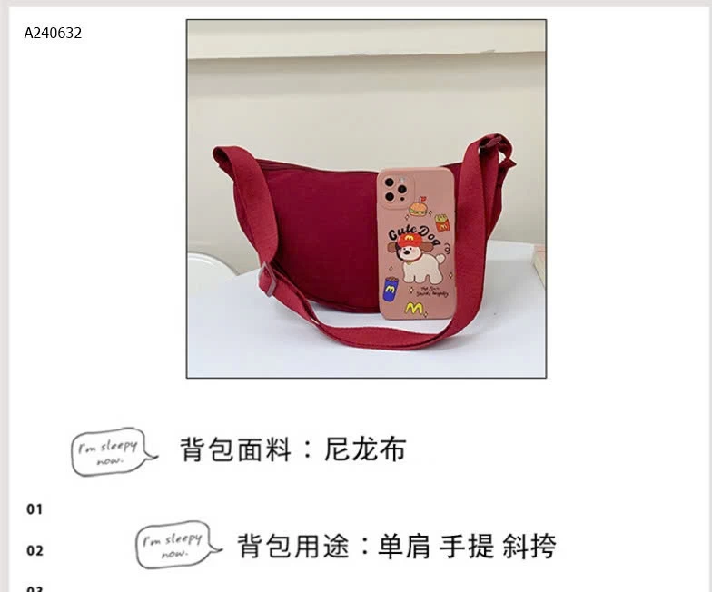 TÚI BAO TỬ/ TÚI BÁN NGUYỆT - sỉ 75k