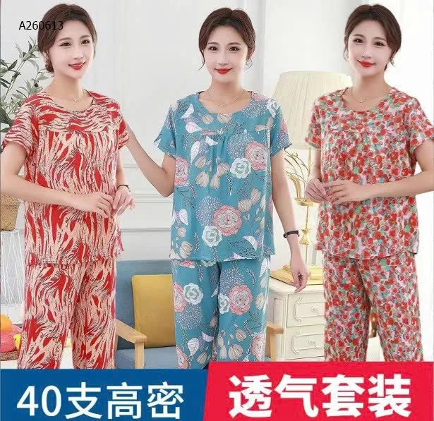 BỘ MẶC NHÀ TRUNG NIÊN CHO MẸ  - sỉ 95k