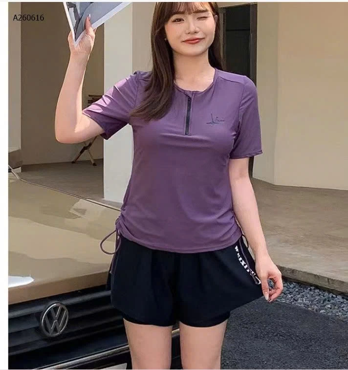 BỘ BƠI THỂ THAO CỘC TAY NỮ - sỉ 120k