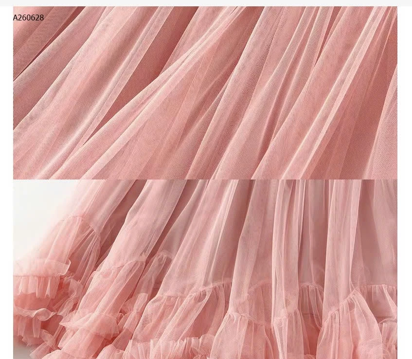 CHÂN VÁY LƯỚI DÁNG DÀI CHO NỮ ANGEL-Sỉ 179K