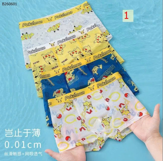 SET 4 QUẦN CHIP THÔNG HƠI BÉ TRAI-Sỉ 80k/ set 4c