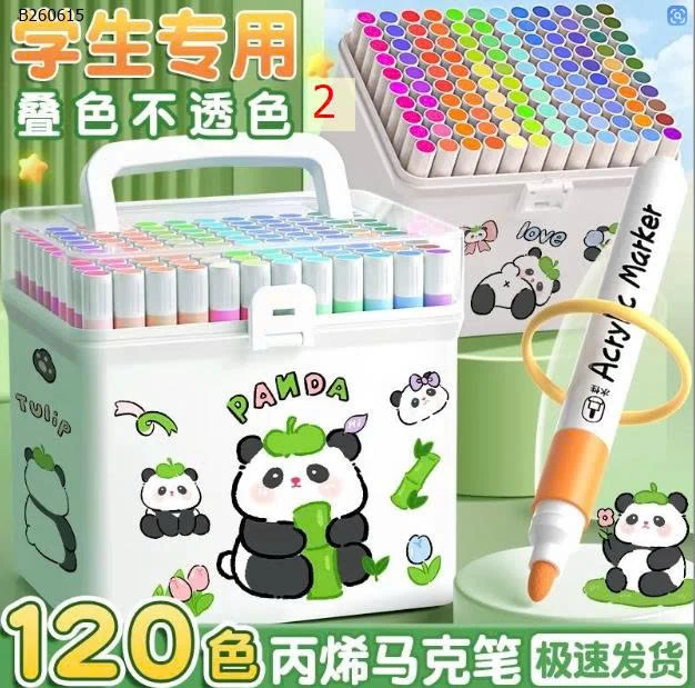 HỘP 80 MÀU ACRYLIC PHIÊN BẢN MỚI -Sỉ 105k/hộp