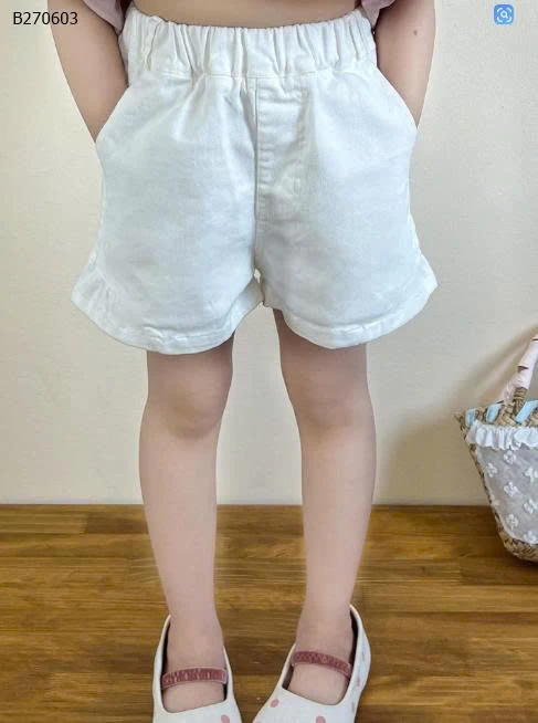 ÁO CỔ YẾM PHỐI QUẦN SHORT CHO BÉ GÁI-Sỉ Áo: 169k  Quần: 136k