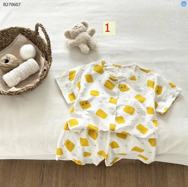  Bộ quần áo ngủ in hình cho bé -sỉ 80-110 giá 55k  sz 120-150 giá  65k
