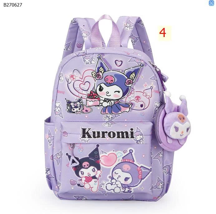 BALO HOẠT HÌNH Sanrio VÀ Kuromi kèm mặt dây- Sỉ 113K