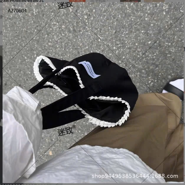 TÚI TOTE PHỐI VIỀN TRẮNG  - sỉ 51k