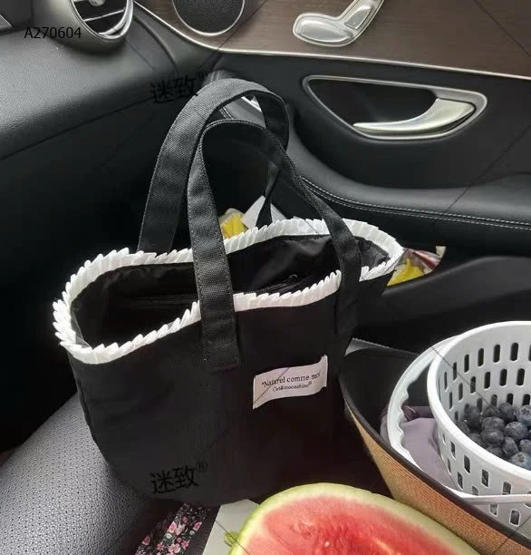 TÚI TOTE PHỐI VIỀN TRẮNG  - sỉ 51k